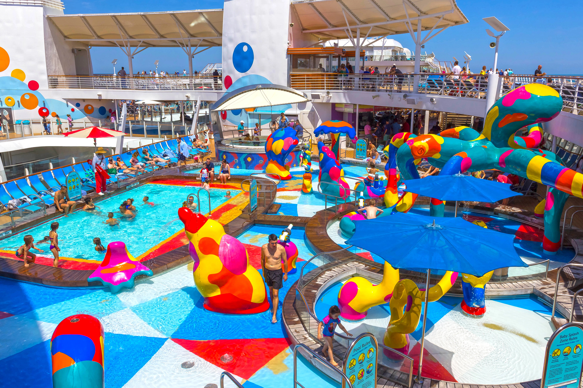 Spring Break Family Vacations Everyone Will Love - Royal Caribbean Cruise Line Children Pool Area