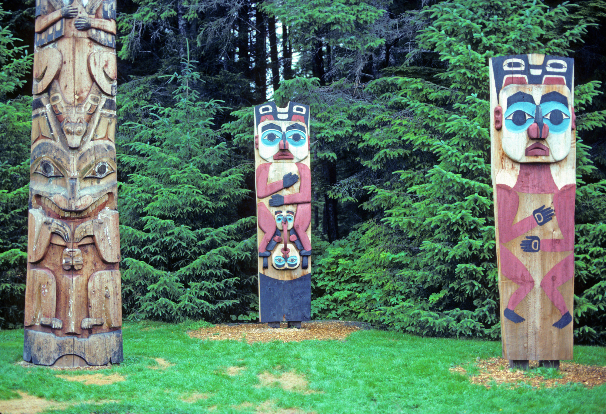 Visit the ABC Islands During Your Family Vacation in Alaska - Totem Poles in Sitka National Historic Park