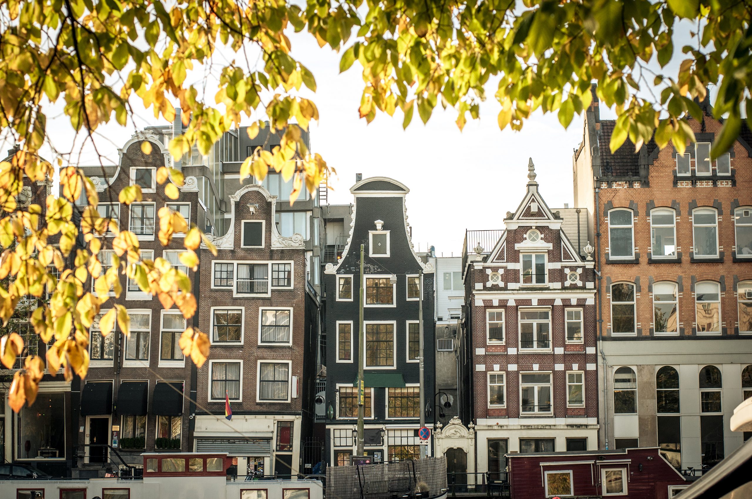 Amsterdam row houses