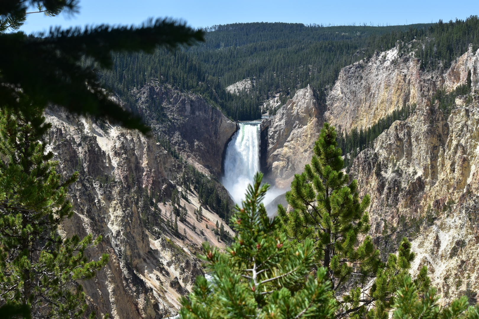 Montana Family Vacation Ideas: Is This Adventure Right for Your Crew?  - waterfall in Yellowstone 