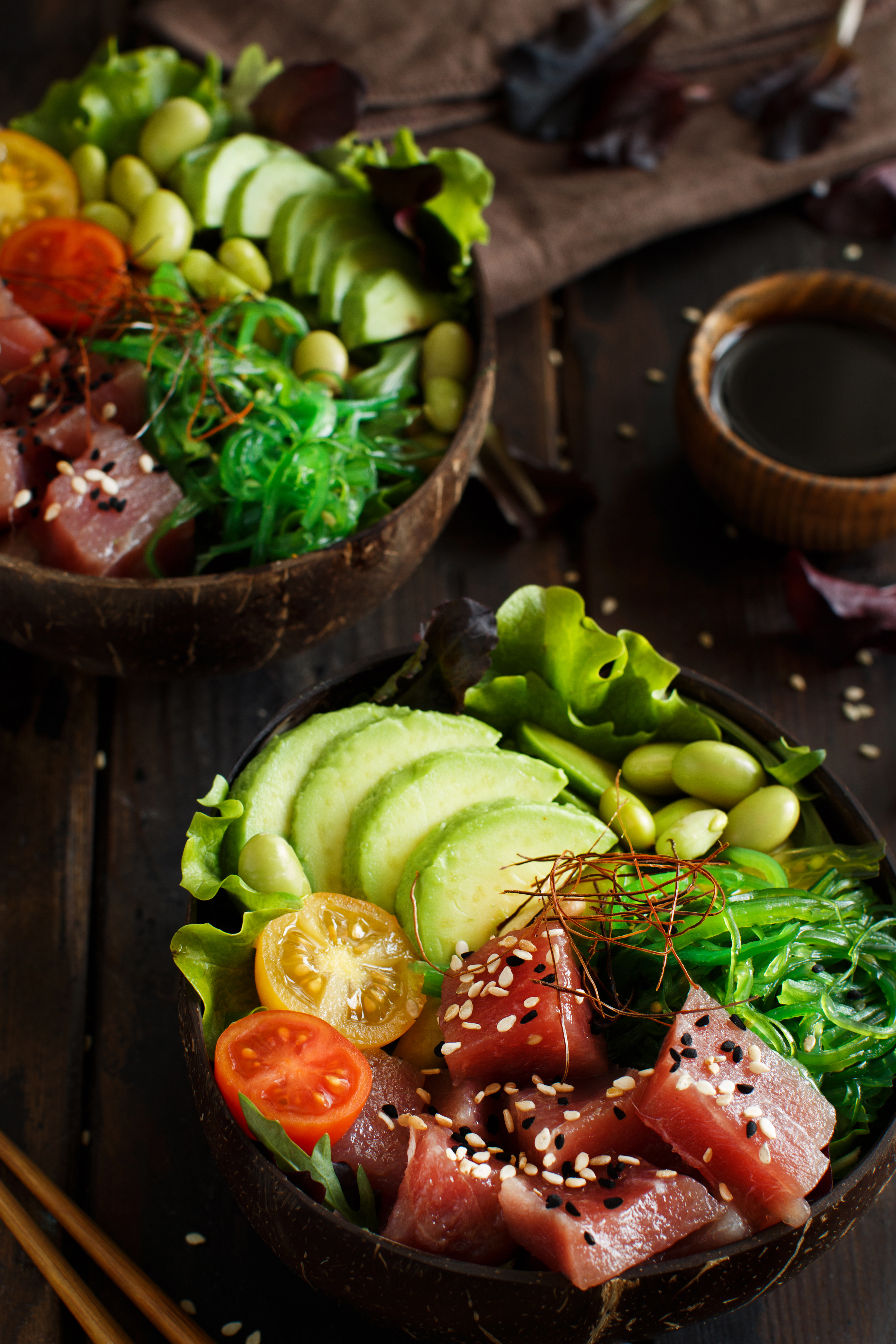 Hawaiian Poke is one of the many foods to try while traveling to Hawaii