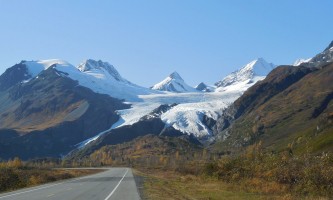 Worthington Glacier in Alaska