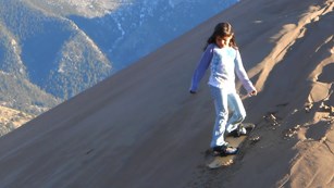 Surfing the Dunes in Great Sand Dunes National Park