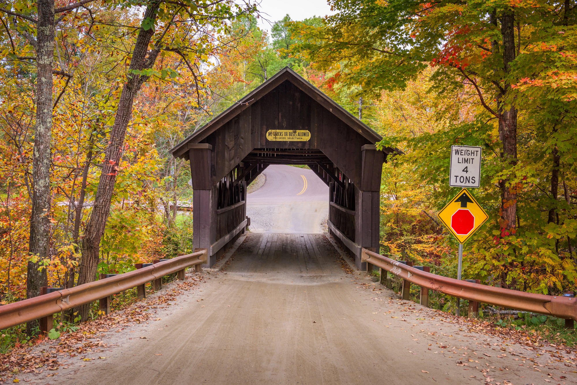 Family Vacation in Vermont? Use My Travel Guide - Emily's Bridge Covered Bridge in Vermont