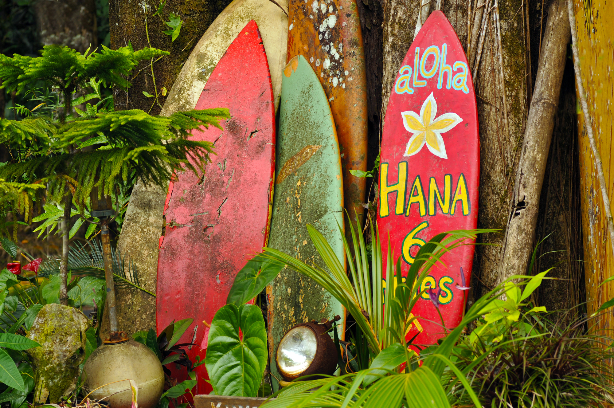 Welcome to Hana sign on Maui