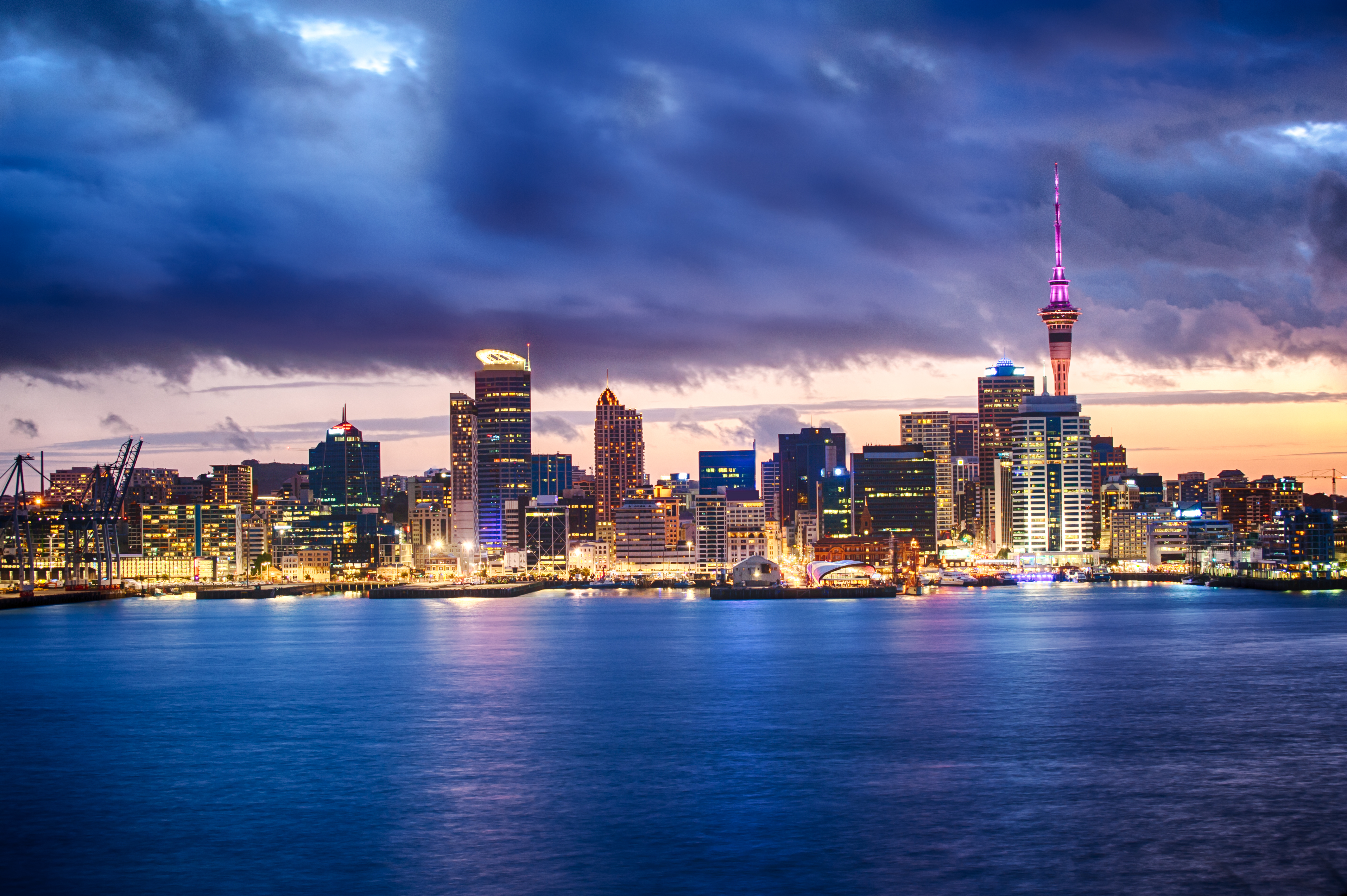 Auckland New Zealand Skyline