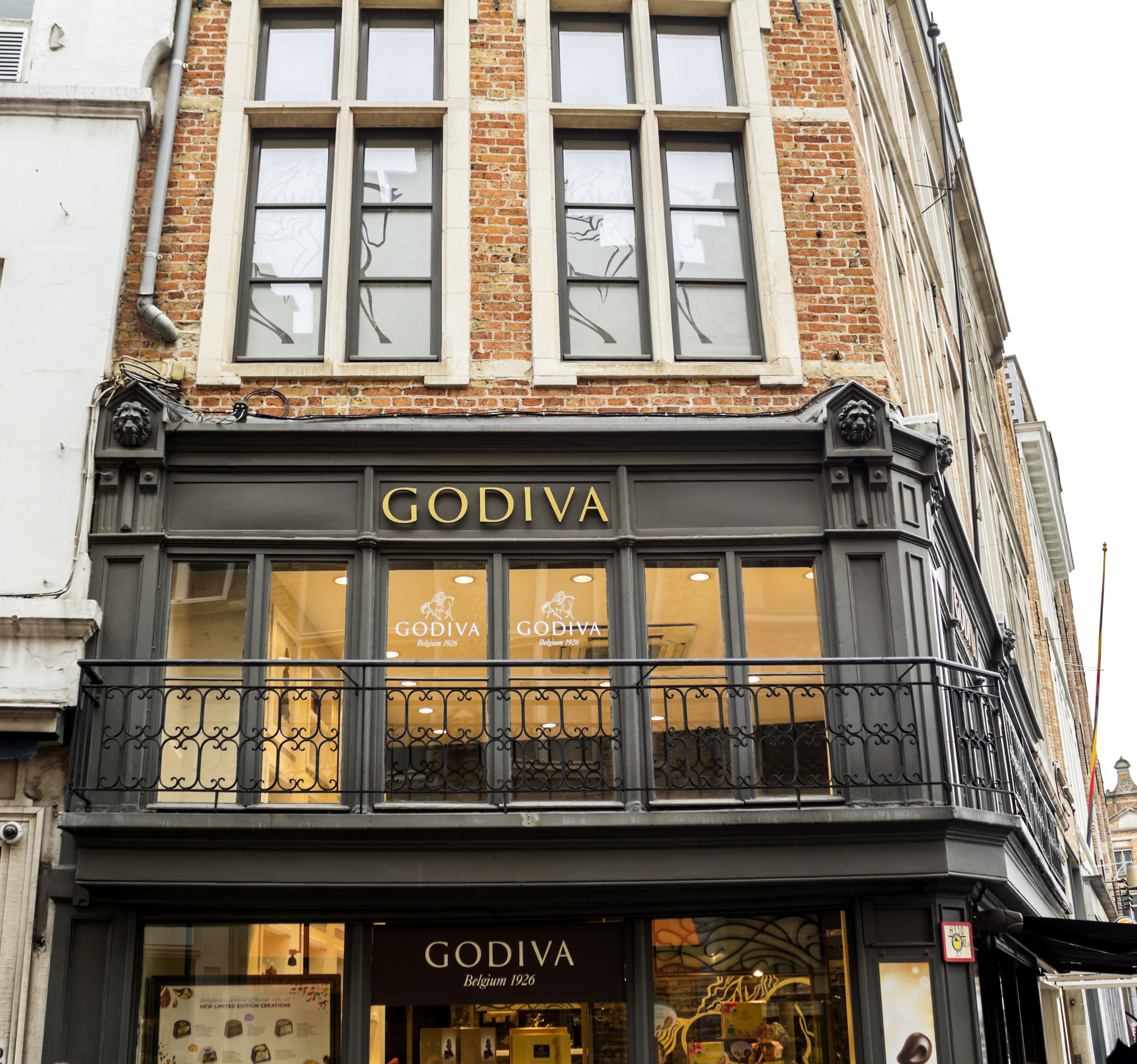 Let's Celebrate National Chocolate Day - Godiva Chocolate Store in Belgium