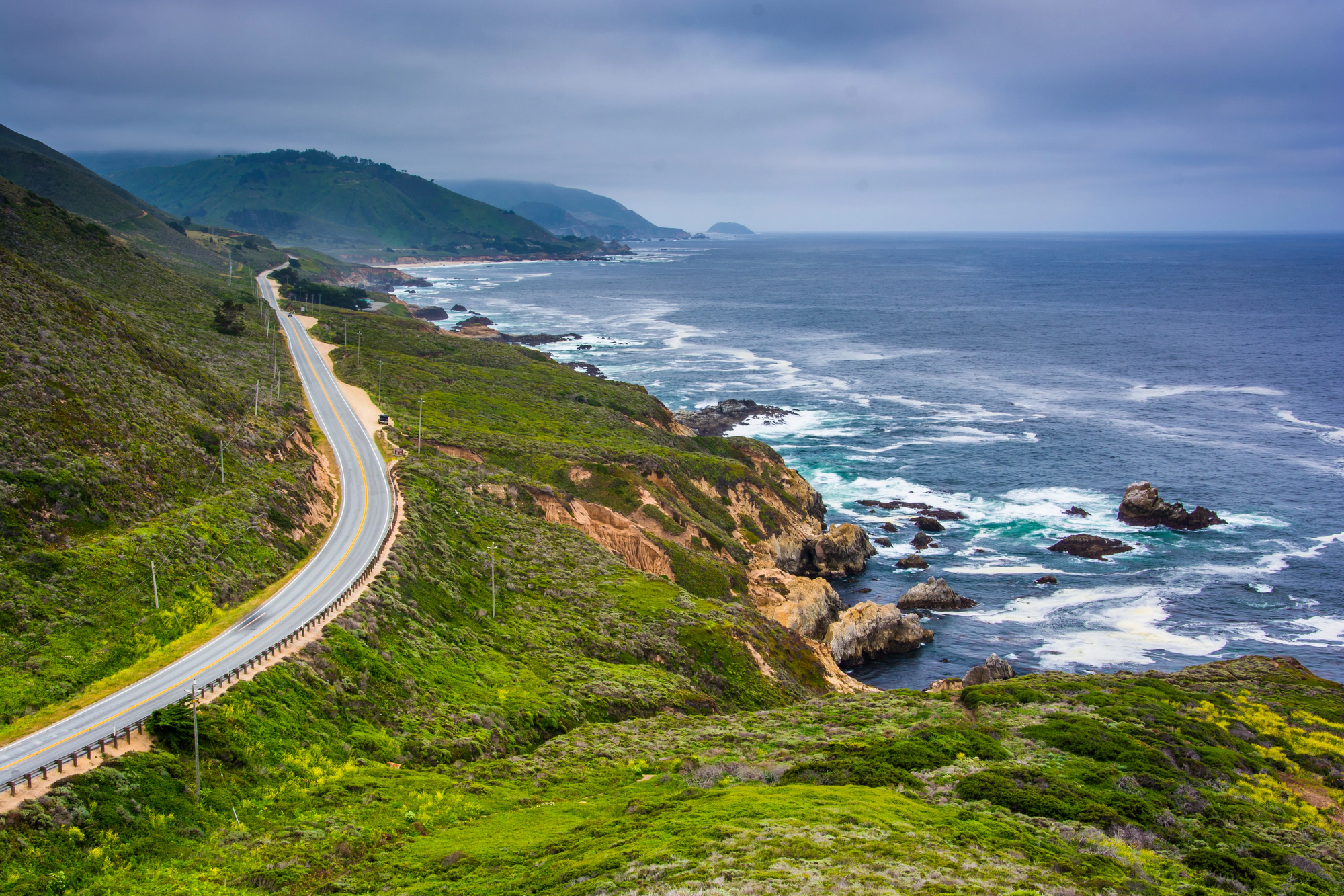 The Best Pacific Coast Highway Stops Every Family Should Fight For - Pacific Coast Highway in Garrapata State Park in California