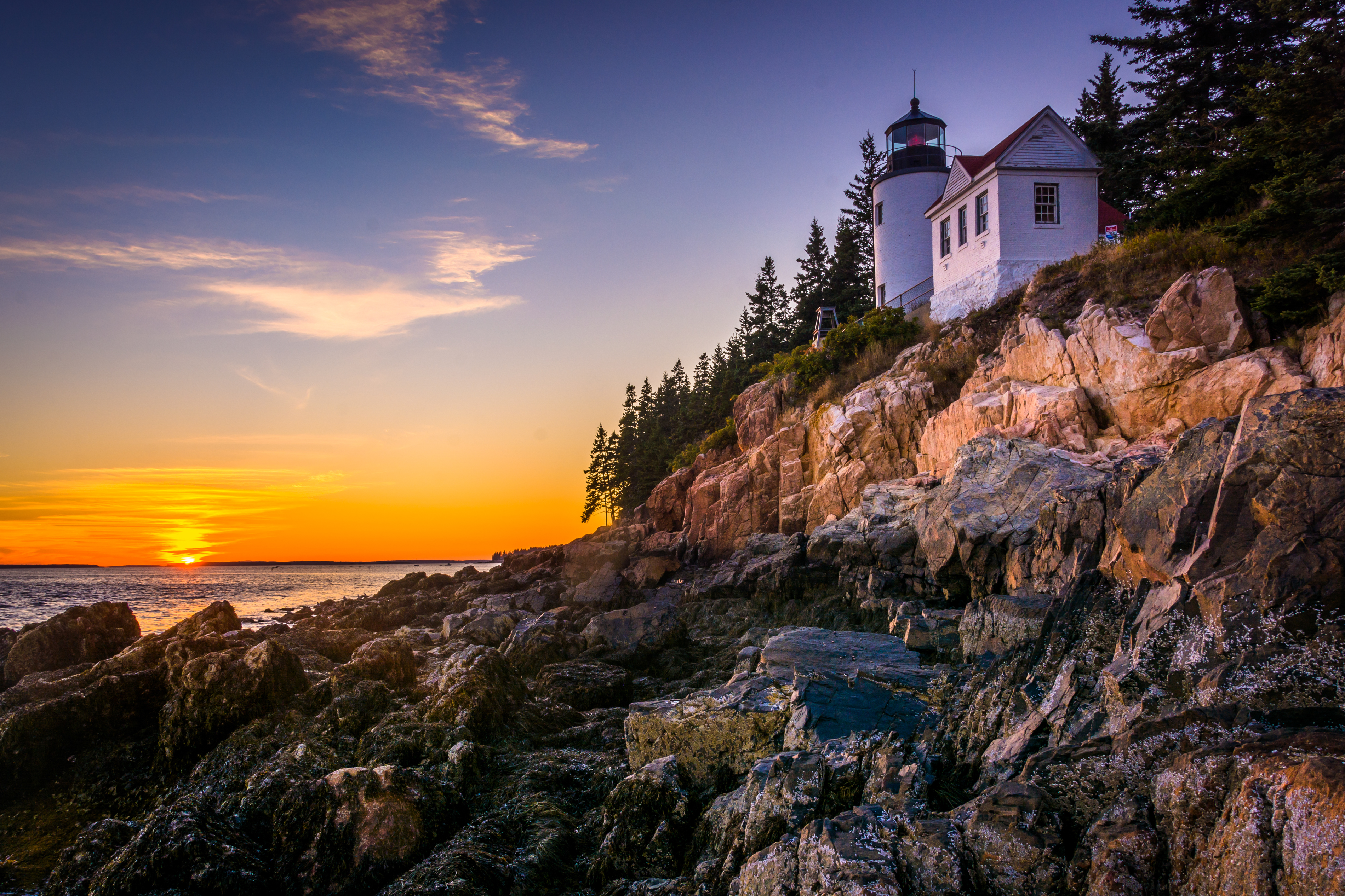 Vacation in Maine - Acadia National Park - Bass Harbor Lighthouse