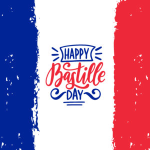 Festivals in New Orleans - Happy Bastille Day Sign