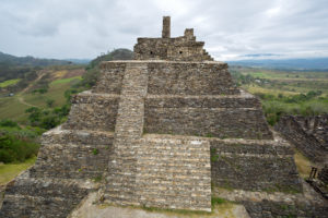 Mayan Ruins in Mexico - Tonina Pyramid