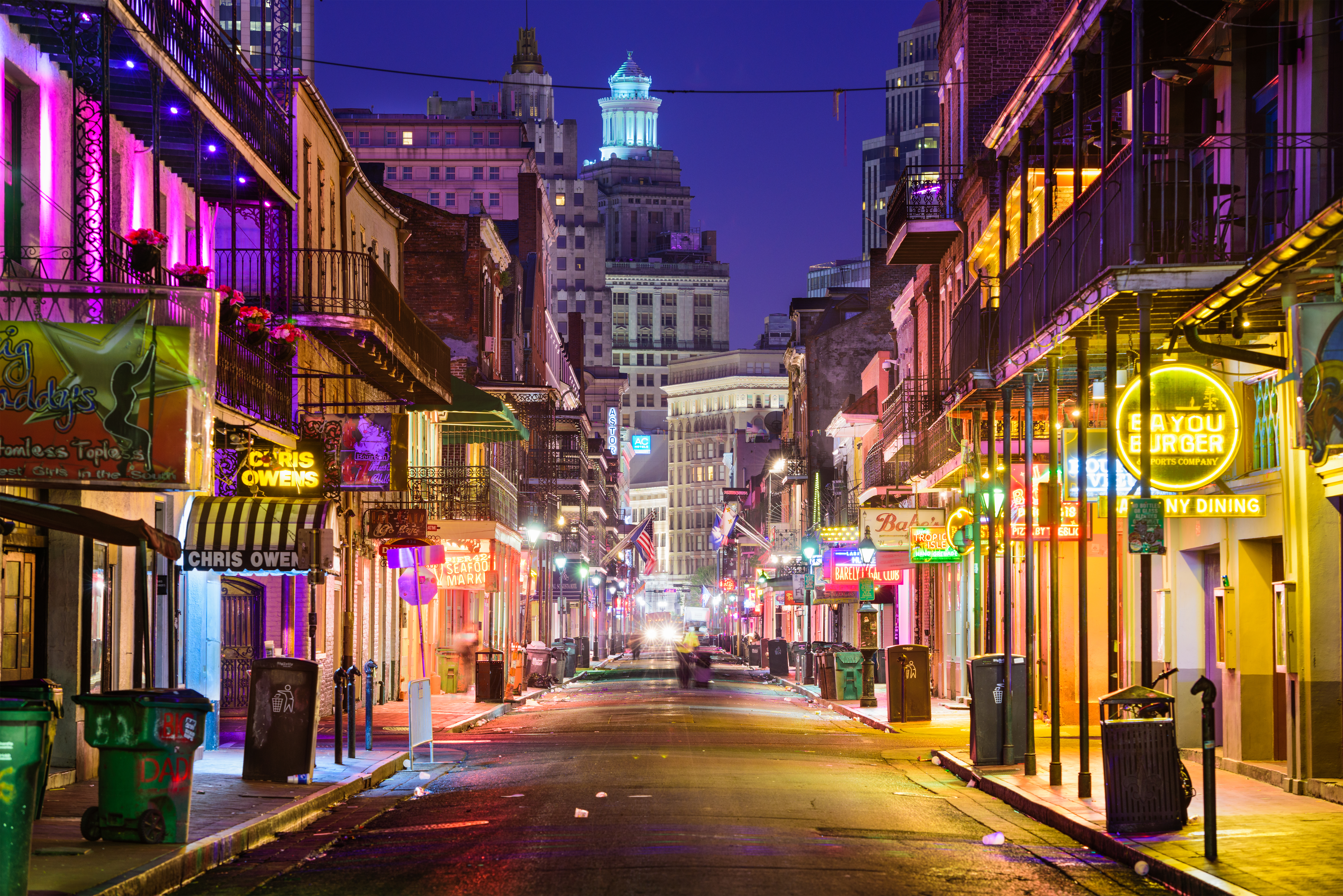Favorite Attractions in the French Quarter - Bourbon Street