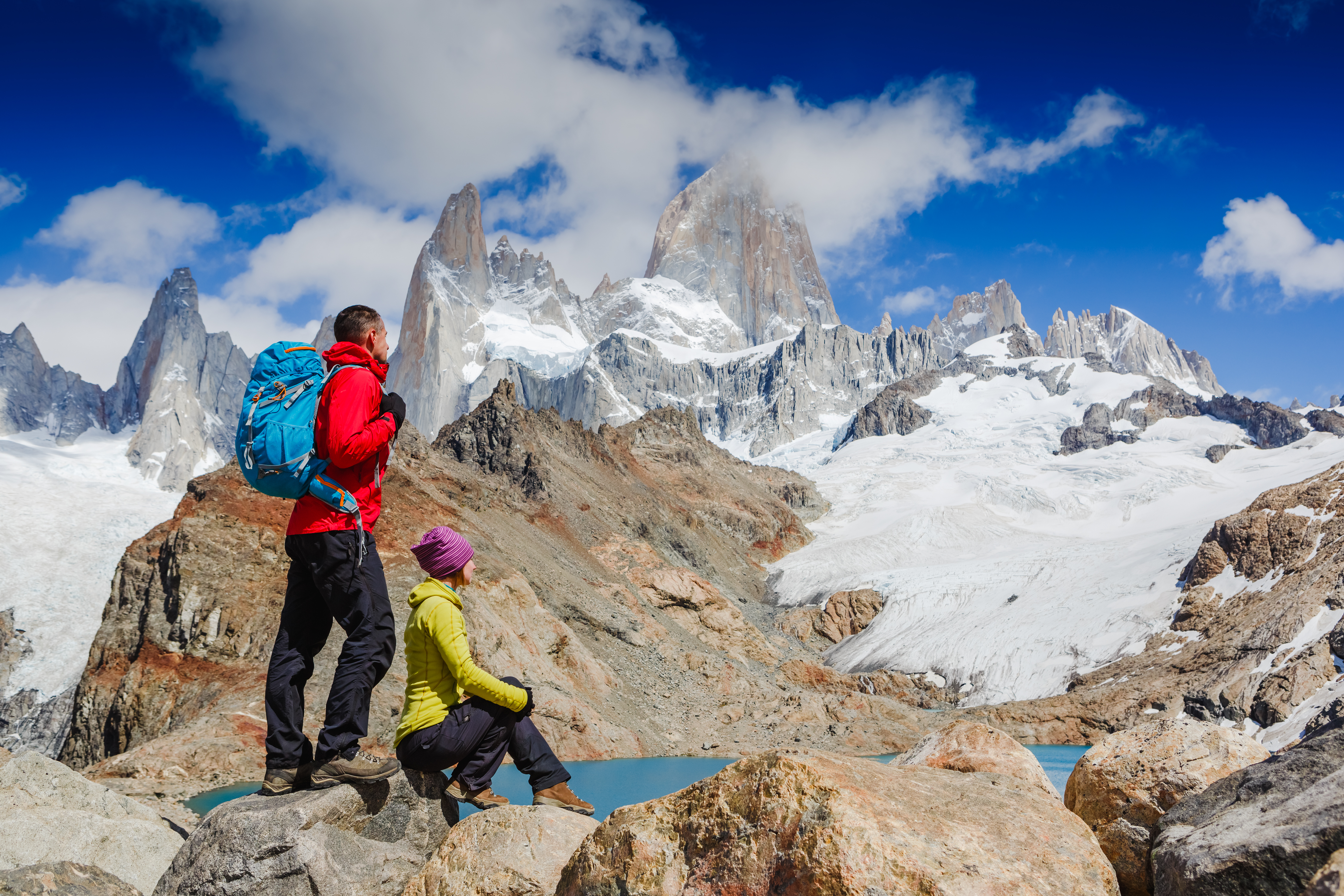 Patagonia Hikes for Your Family Vacation - Hiking on Mount Fitz Roy in Patagonia