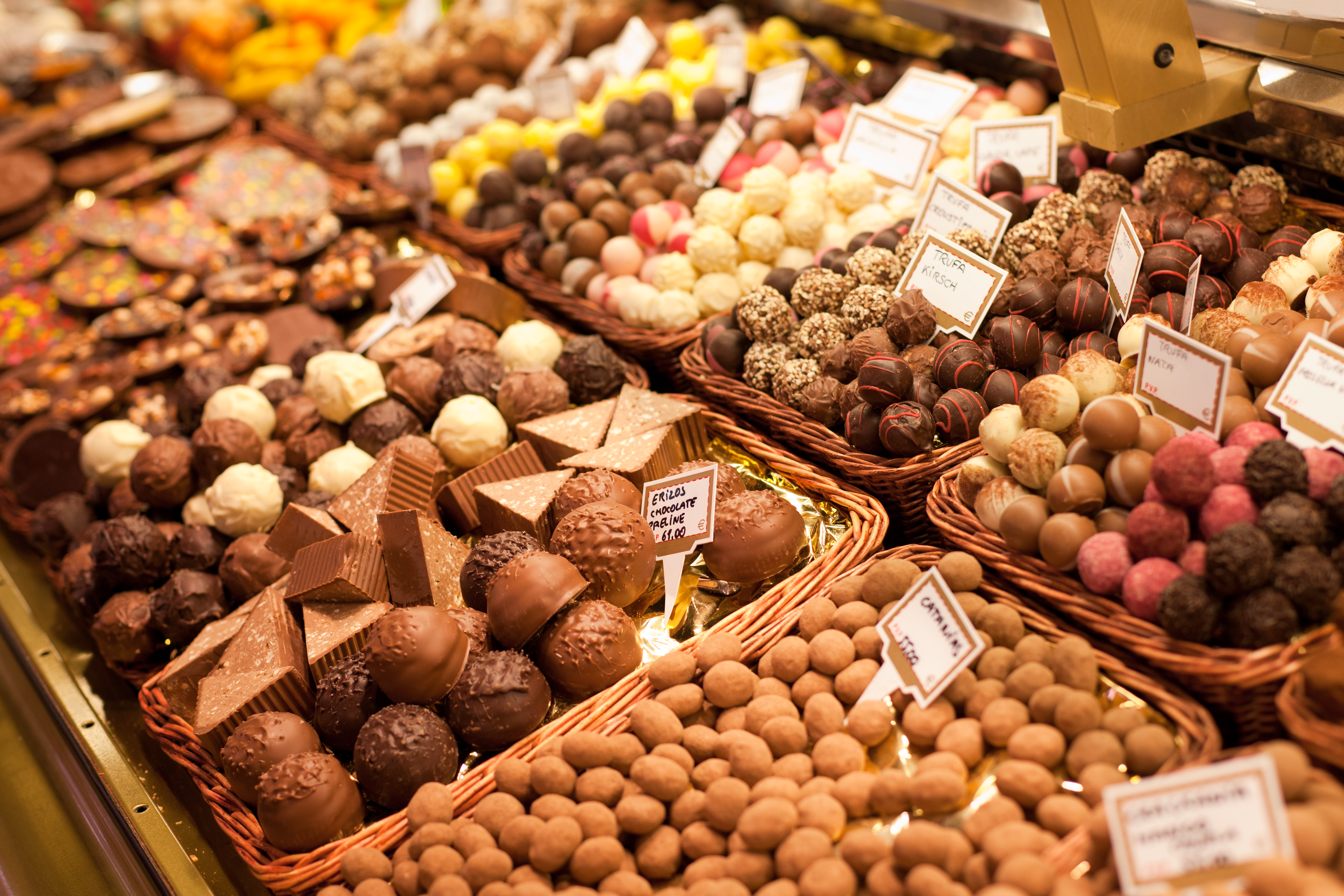Love Chocolate? Where to Eat It During a Family Vacation in Baltimore - Display of Chocolates