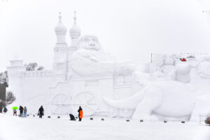 Experience the Beauty of Ice Festivals - Snow Sculpture