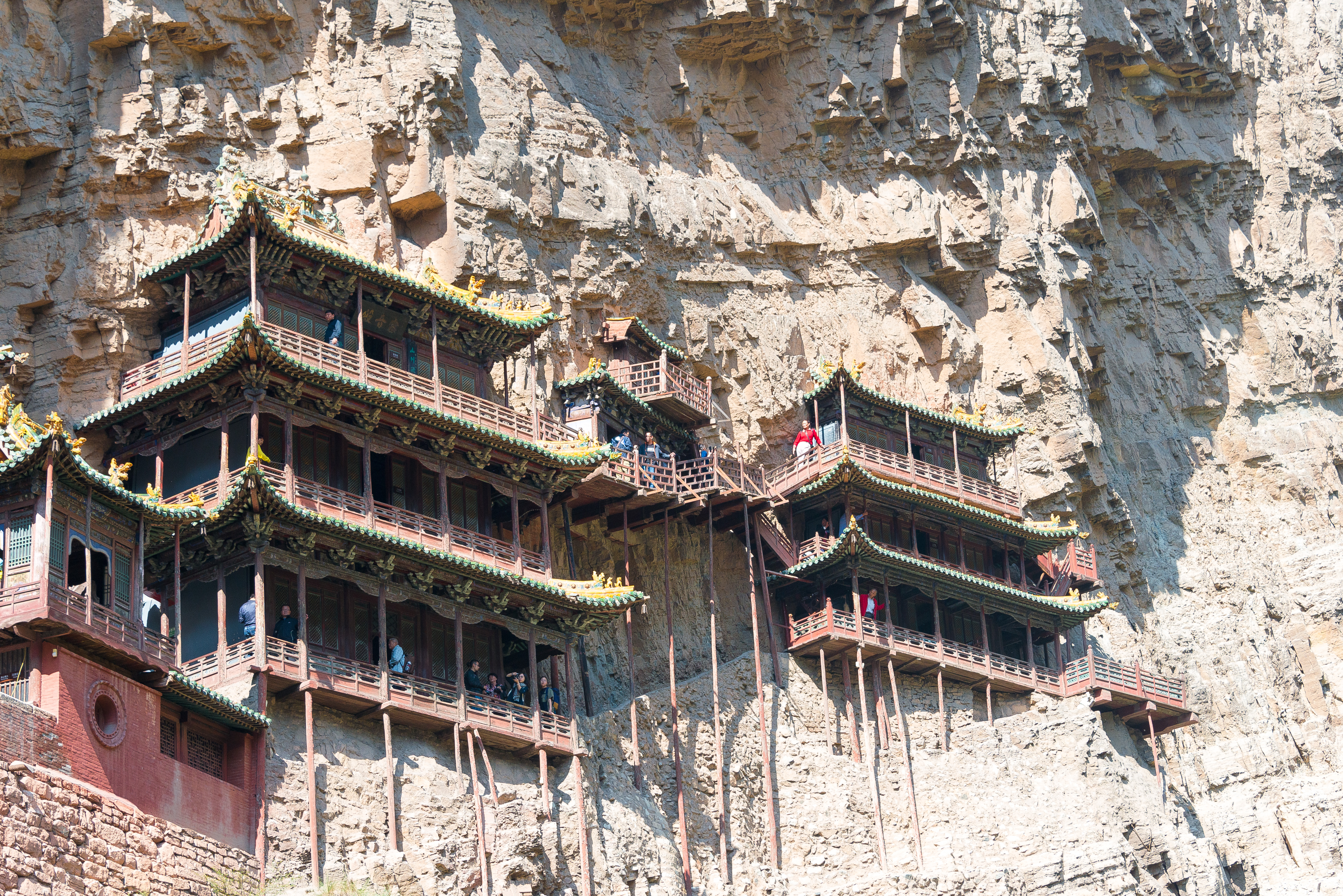 Check Out These Temples in Asia - Hanging Temple in Shanxi, China