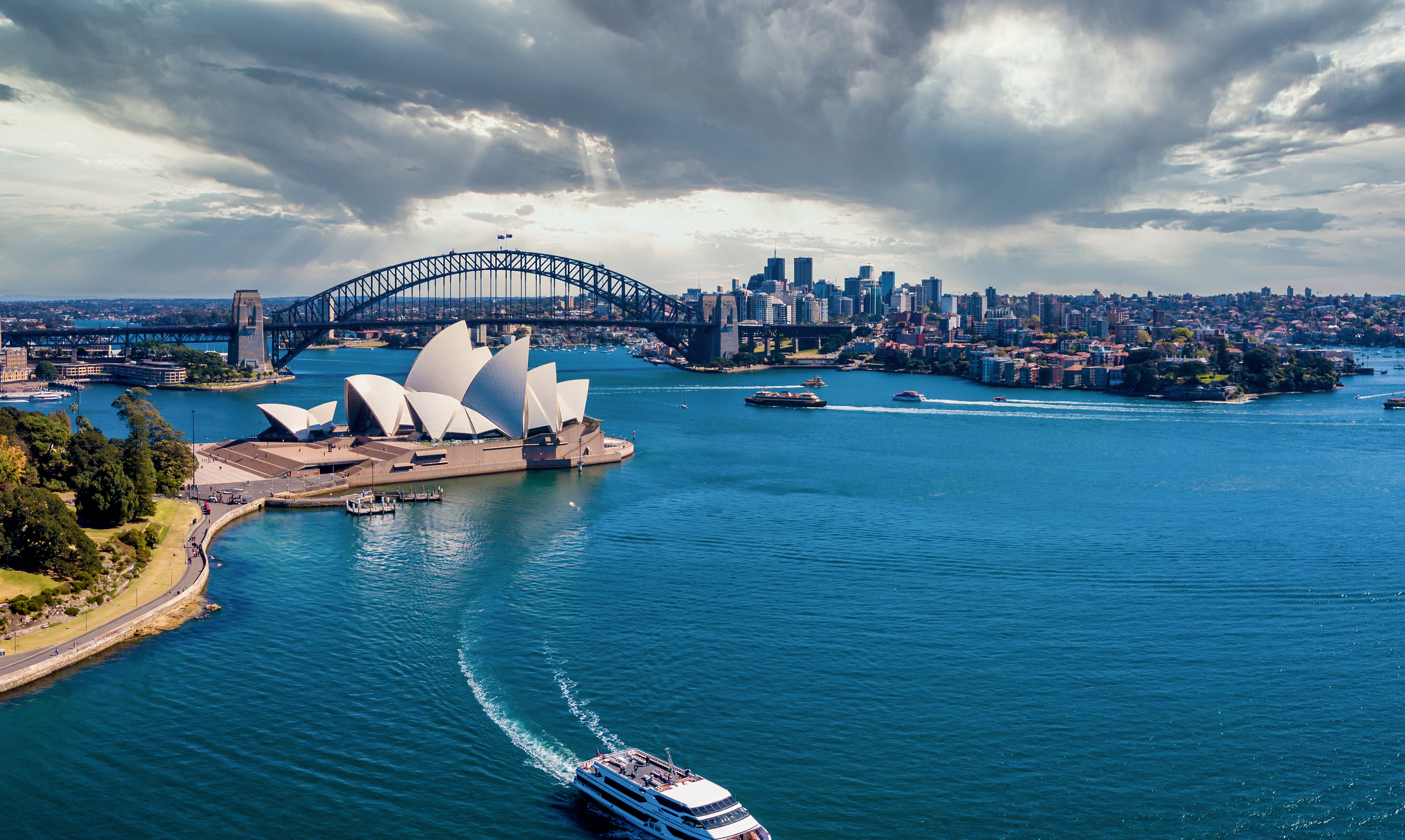 Consider a 15 Day Australia and New Zealand Vacation - Aerial View of Sydney, Australia