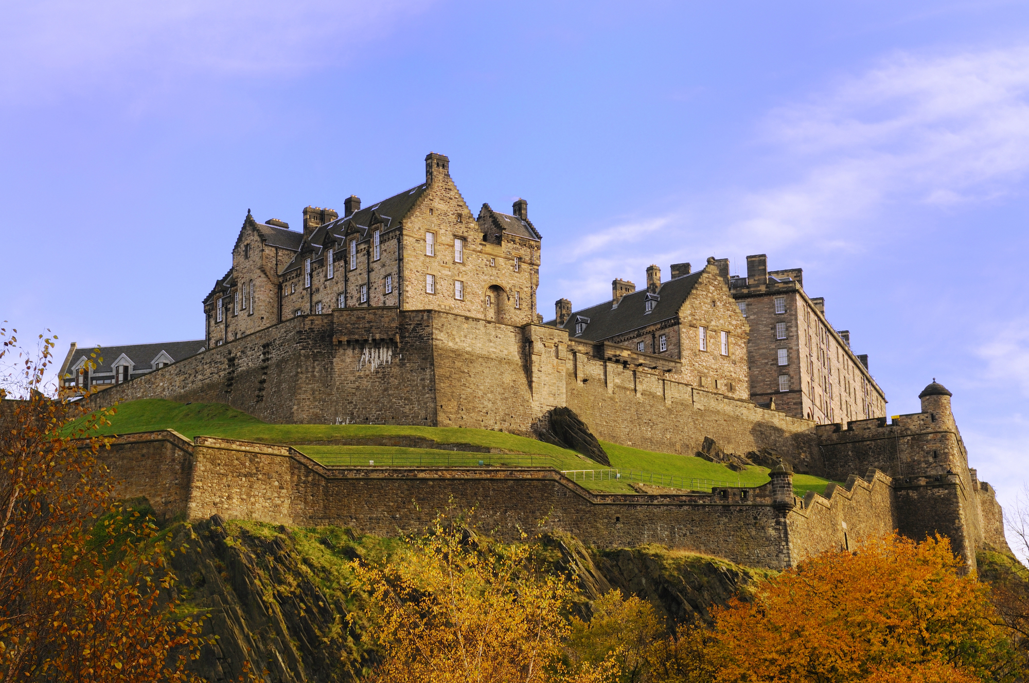 Edinburgh Castle in Scotland