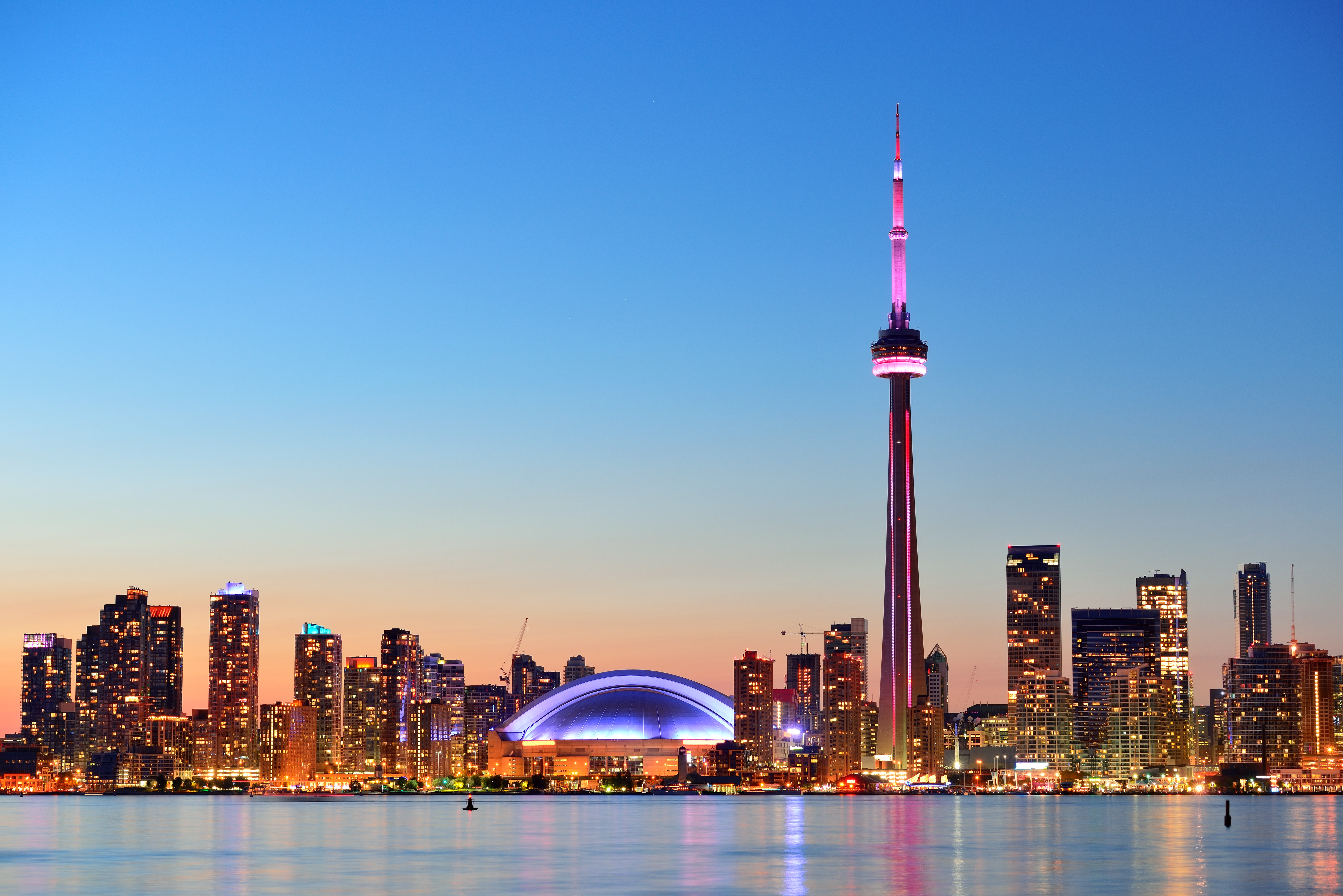 Best Attractions in Toronto - Toronto Skyline at Sunset