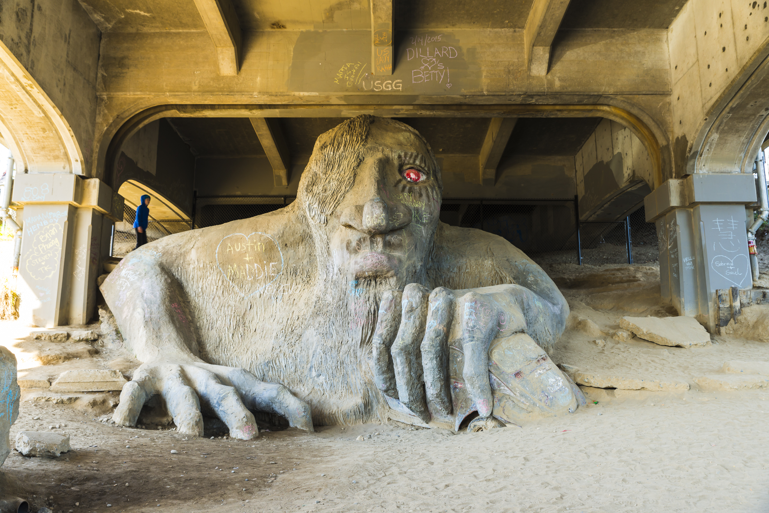 Best Things to Do in Seattle with Family - Fremont Troll 