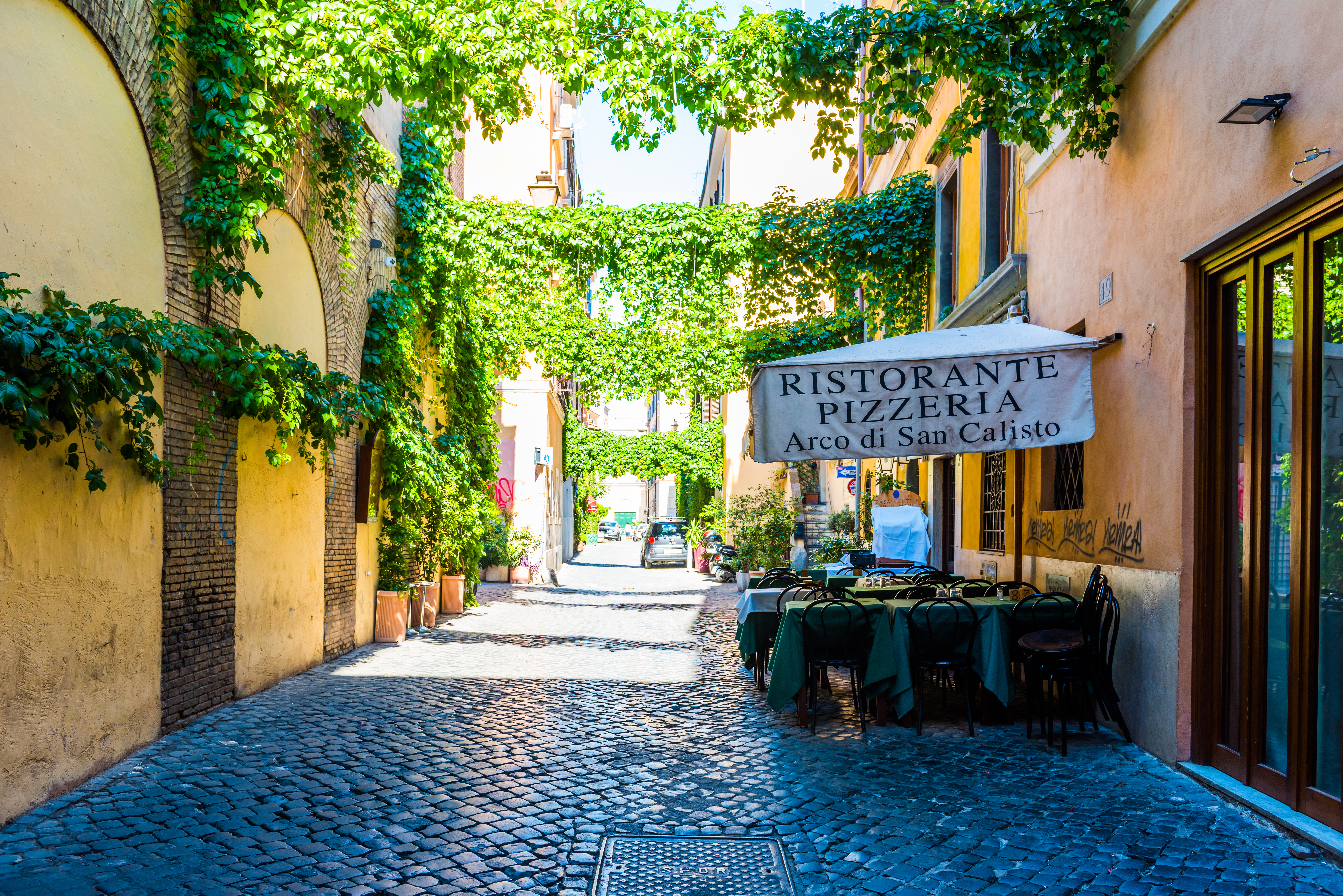 Experience 6 Fabulous Days in Rome During a Family Vacation - Trastevere District in Rome Italy