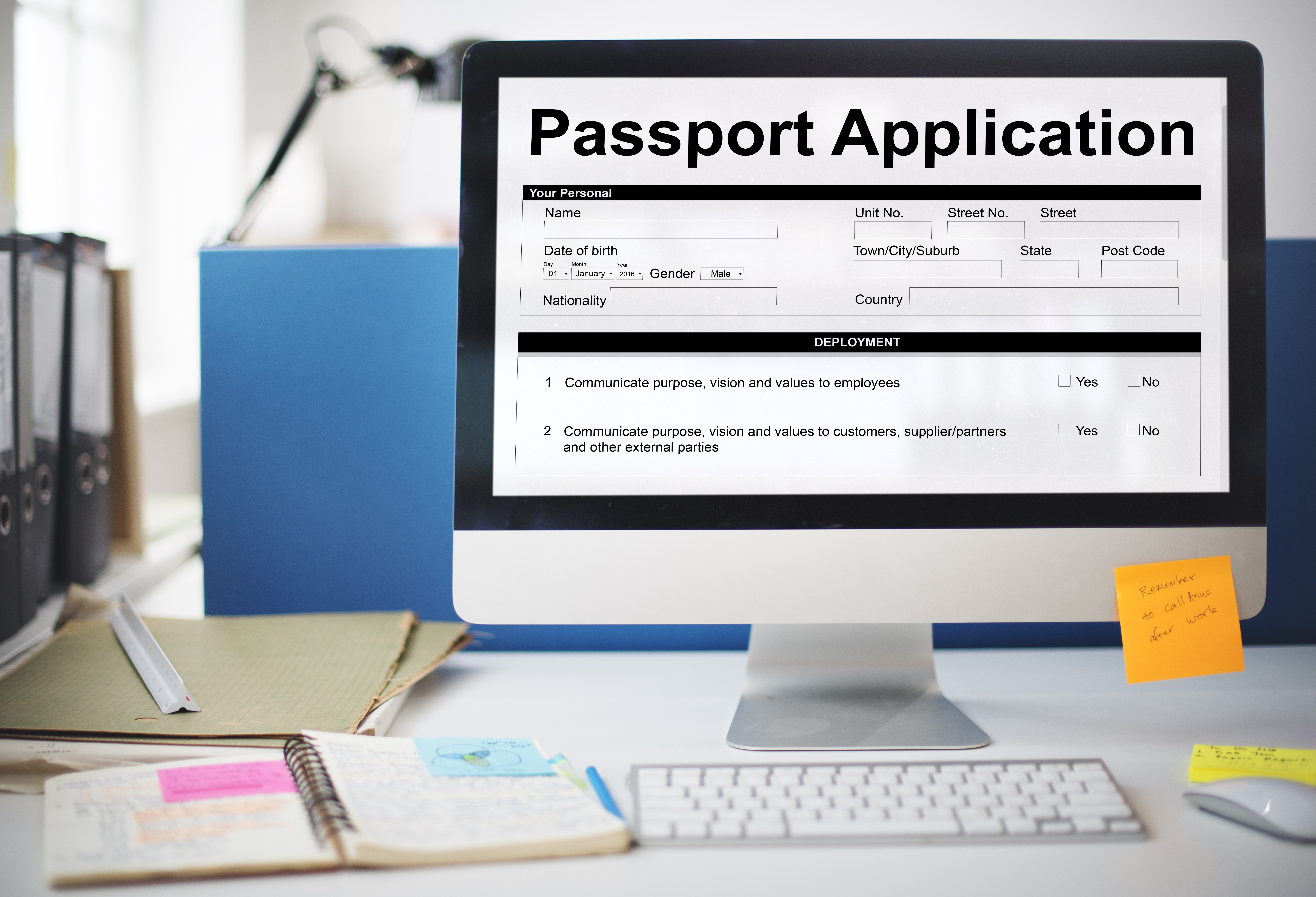 Need a Passport for an Amazing Family Vacation? Don't Do These Things - Passport Application on a Computer