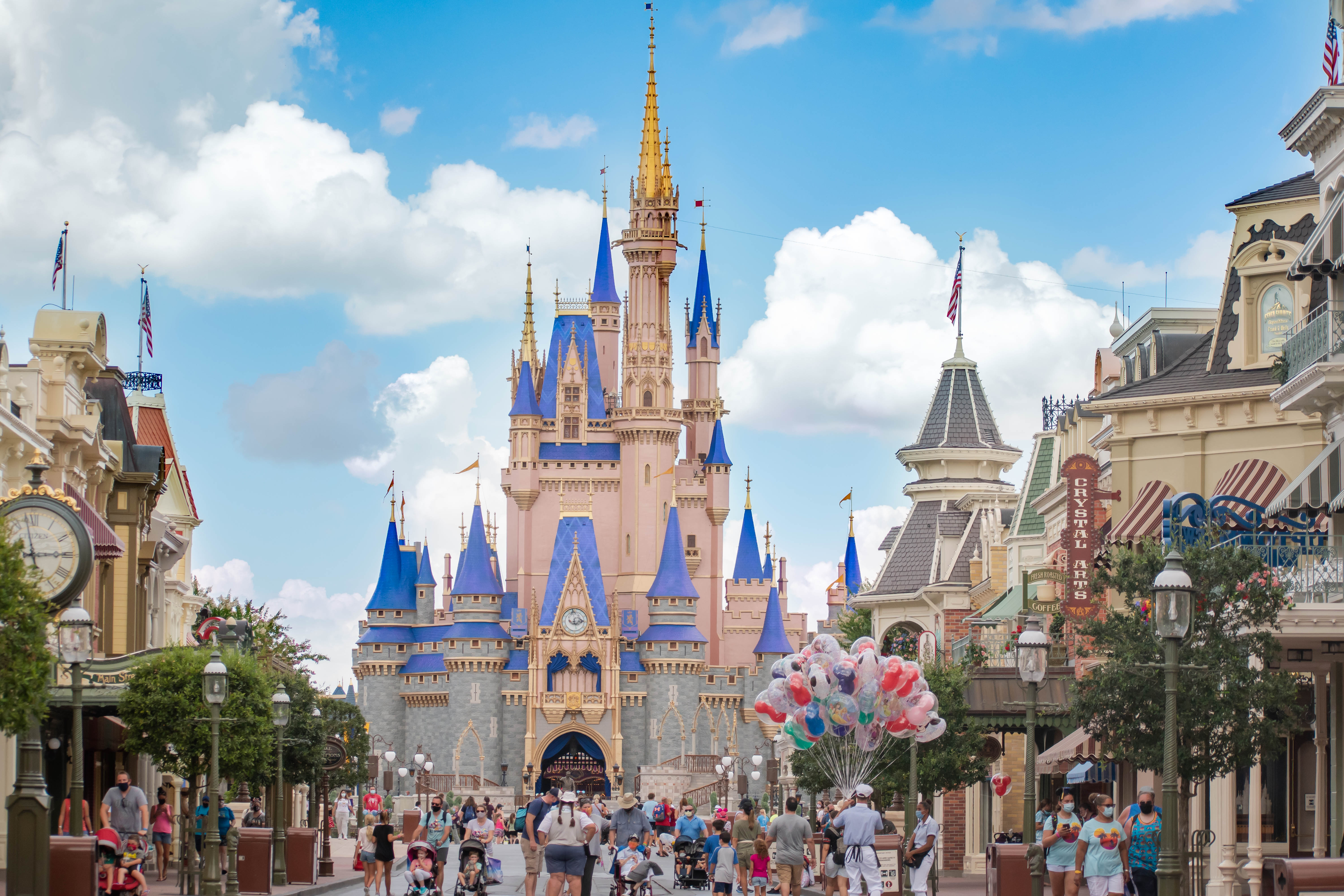 Visit the Yummy Casey’s Corner at Disney’s Magic Kingdom with Your Family - Cinderella's Castle at Disney World's Magic Kingdom