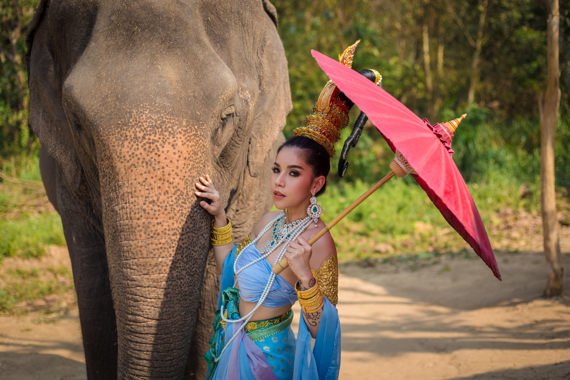 Best Countries for Solo Female Travelers: Where to Go for Your First Trip Alone - Thai Girl with Elephant in Thailand