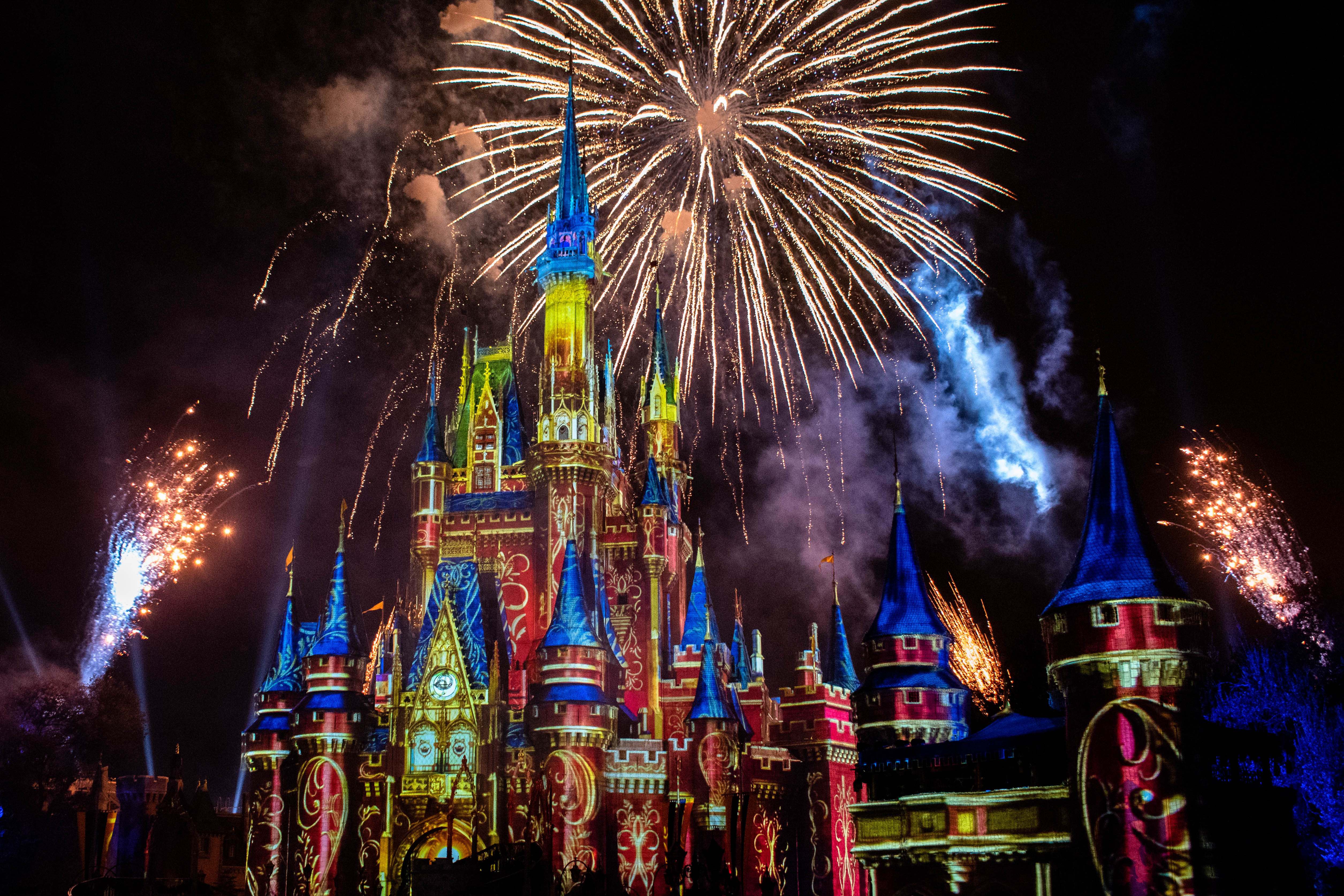 Disney vs Universal for Grandparents and Grandkids: The Best Theme Park Vacation for Multigenerational Families - Fireworks Over Cinderella's Castle at Disney's Magic Kingdom