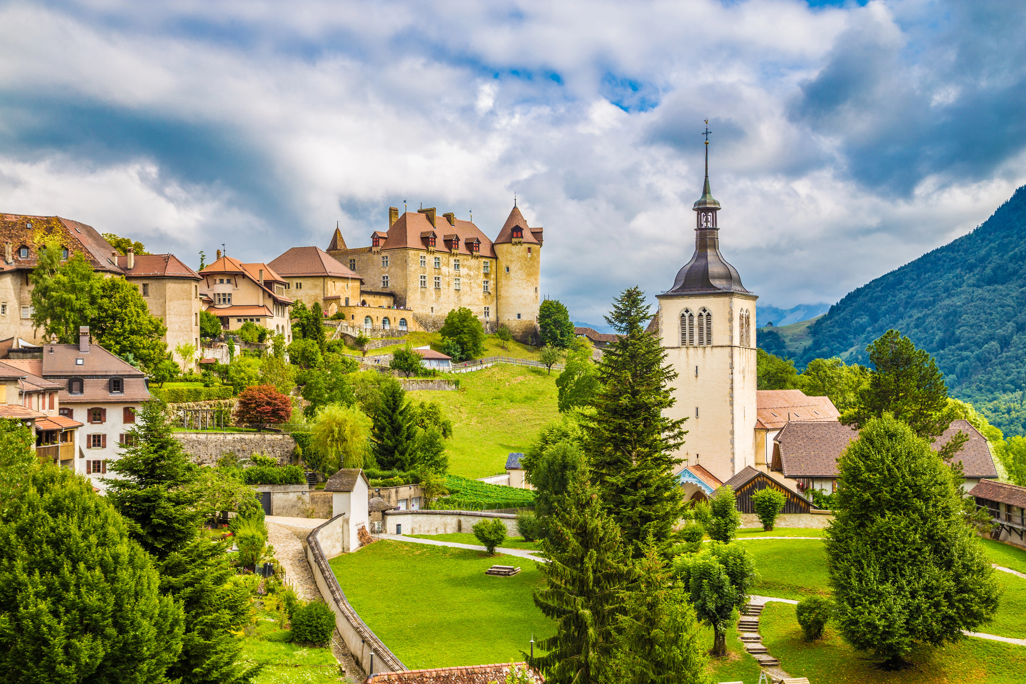 The Most Beautiful Historic Villages to Visit Together: Perfect for Empty Nesters - Medieval Village of Gruyeres Switzerland