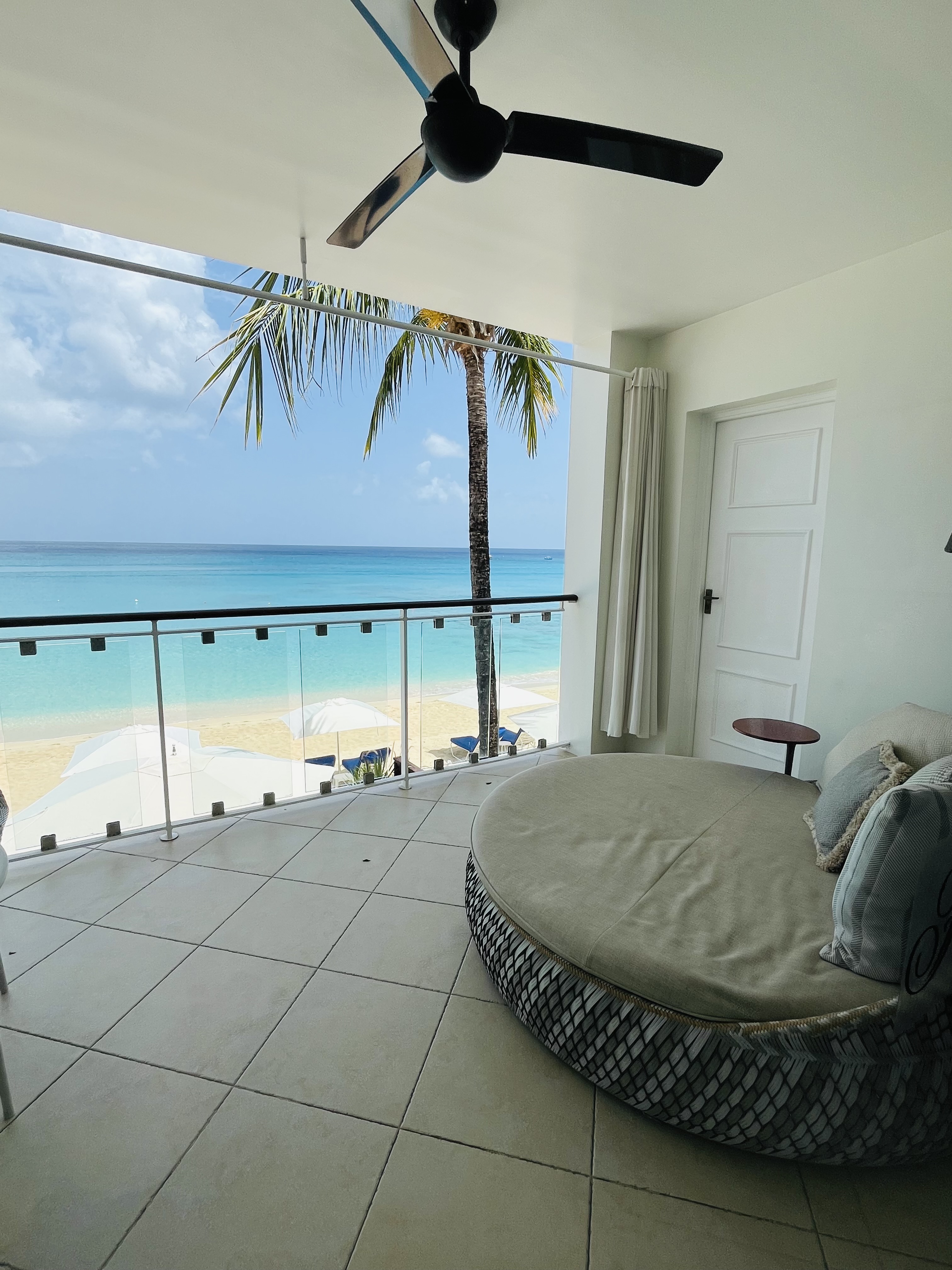 My Top Picks: Best Hotels and Resorts in Barbados for Couples, Families, and Solo Travelers - View of the Caribbean from the Bedroom of a Resort in Barbados