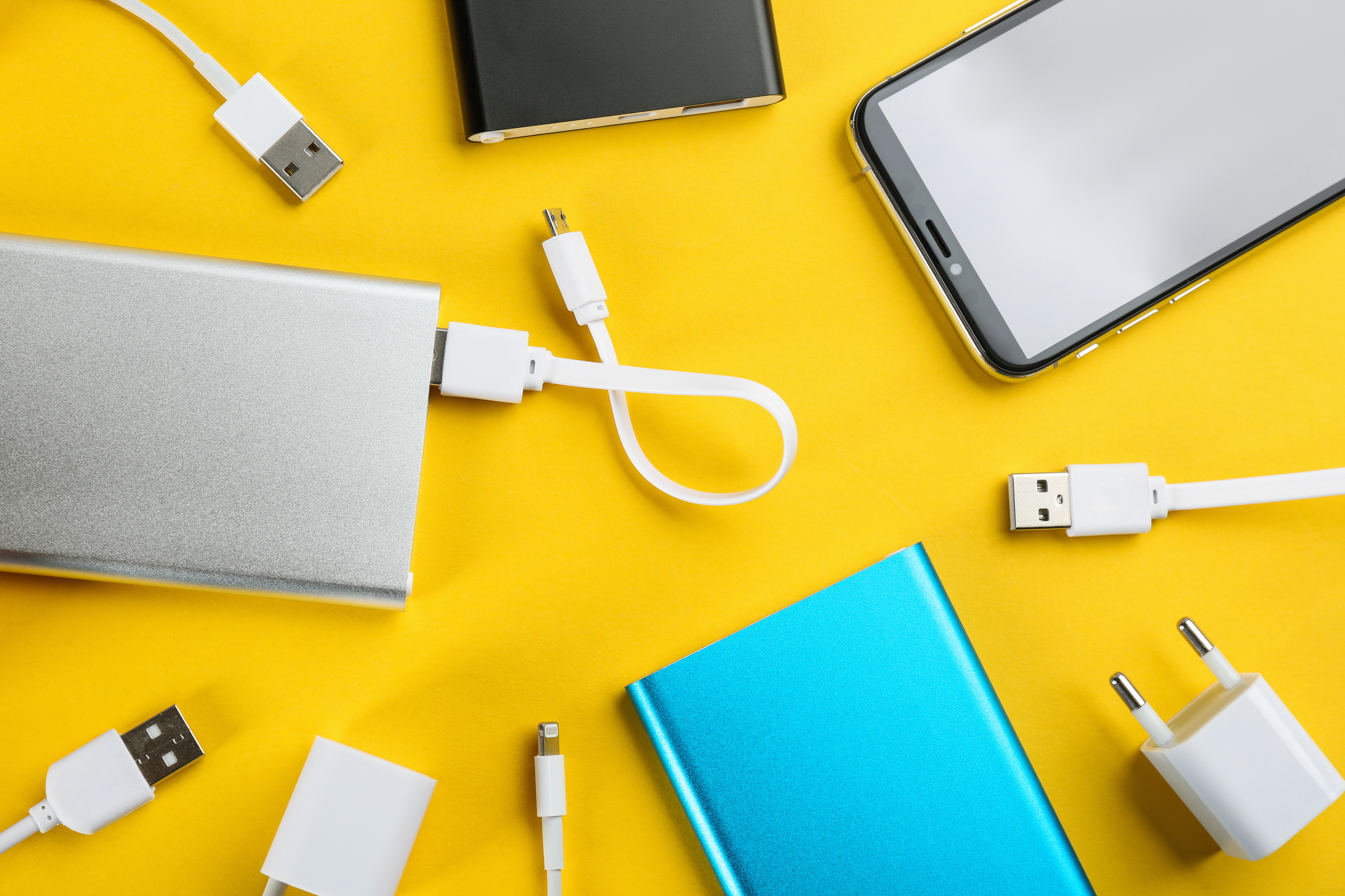 How to Travel Internationally for the First Time: A Beginner’s Guide to Going Abroad - Portable Power Banks and Cords