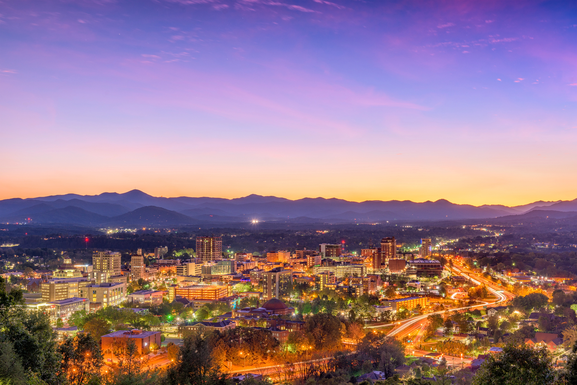 Best Cities in the US for Solo Women Travelers: Safe, Fun, and Empowering Getaways - Asheville NC Skyline