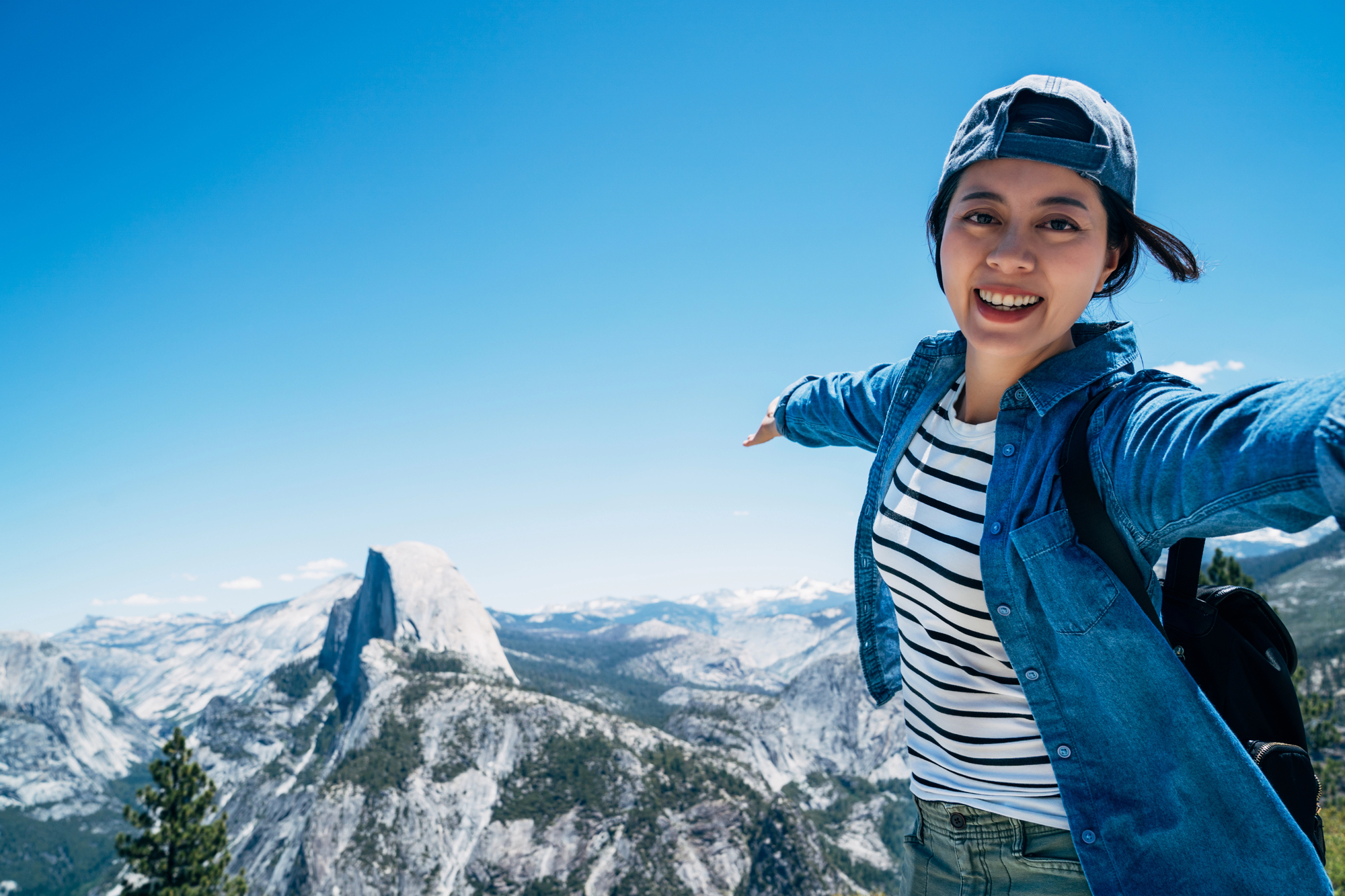 Best National Parks for Solo Female Travelers: Safe, Inspiring, Unforgettable - Solo Female Traveler in Yosemite National Park