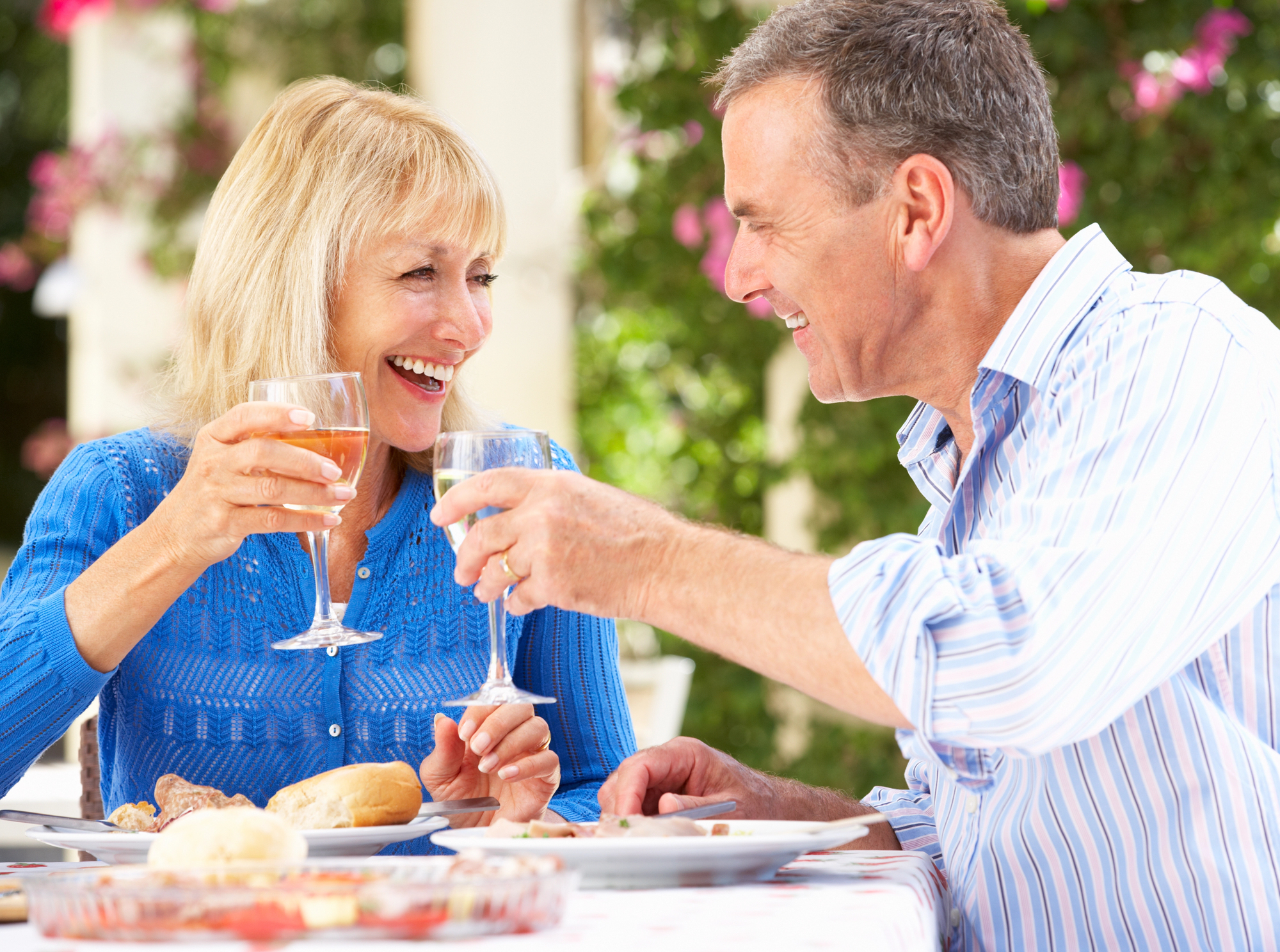 Empty Nesters Enjoying a Meal