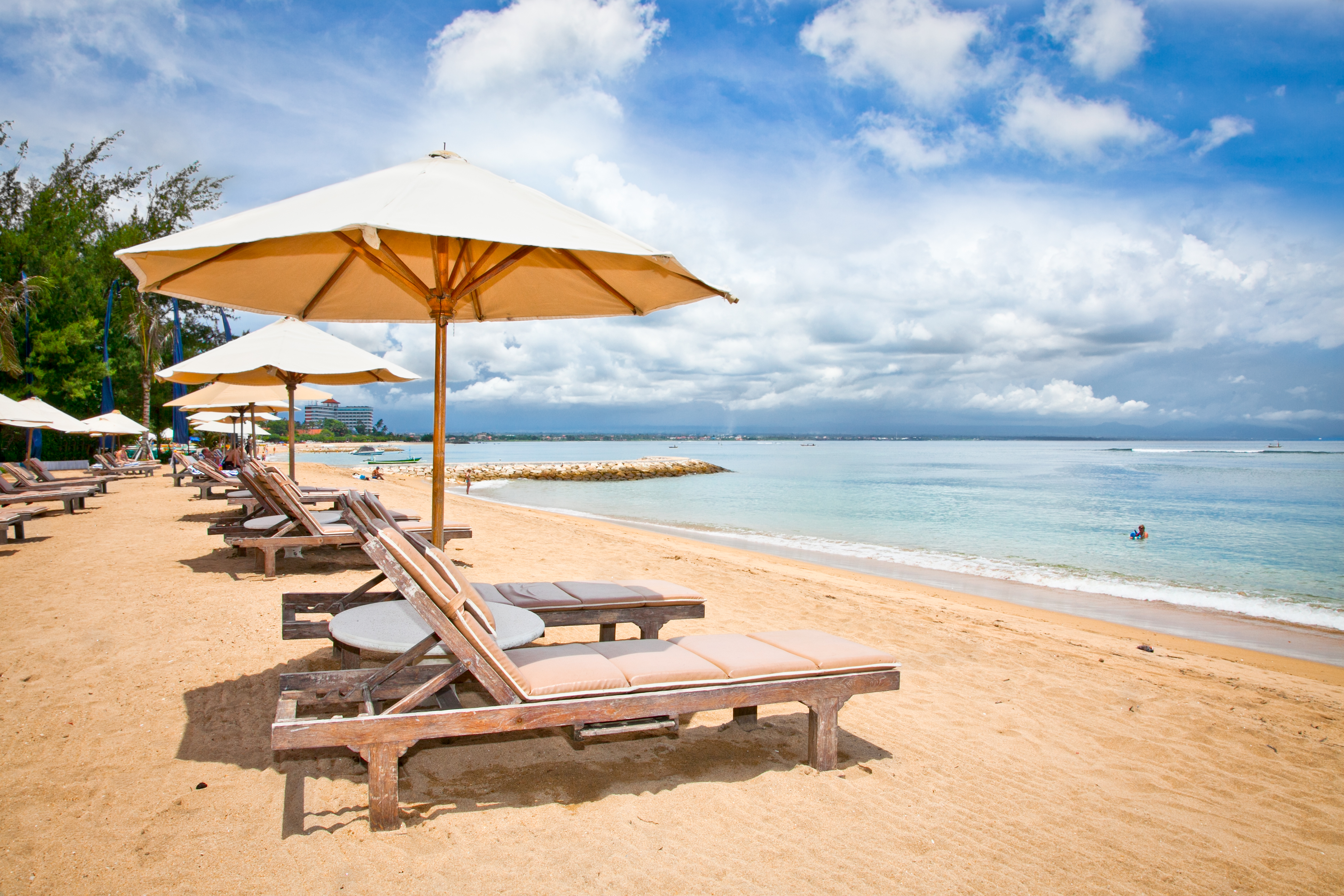 Sanur Beach in Bali, Indonesia