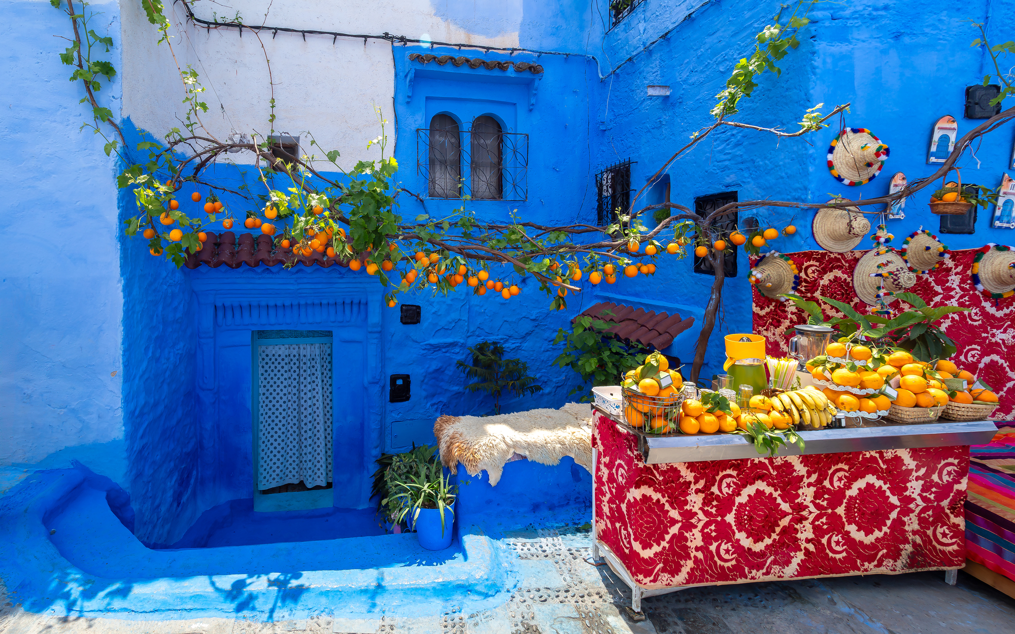 Street in Chefchaouen Morocco