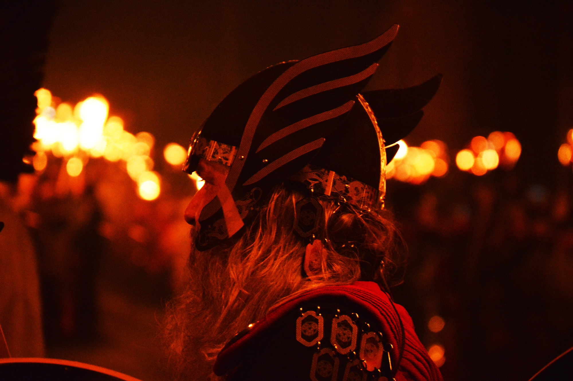 Up Helly Aa Viking Fire Festival in Scotland