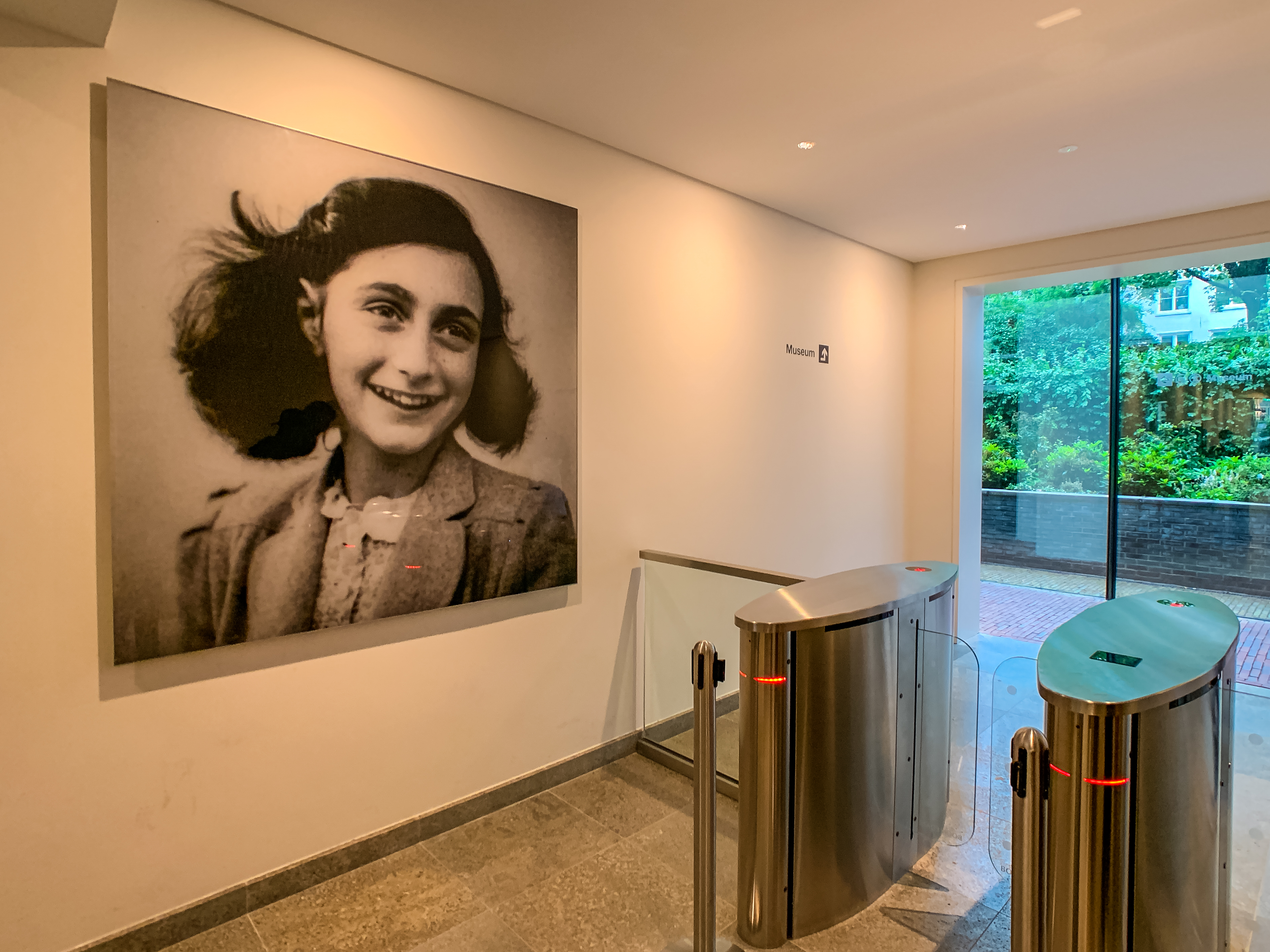 Entrance to Anne Frank House Museum